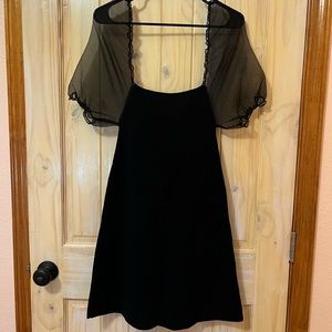 ZARA ORGANZA SLEEVE DRESS $12